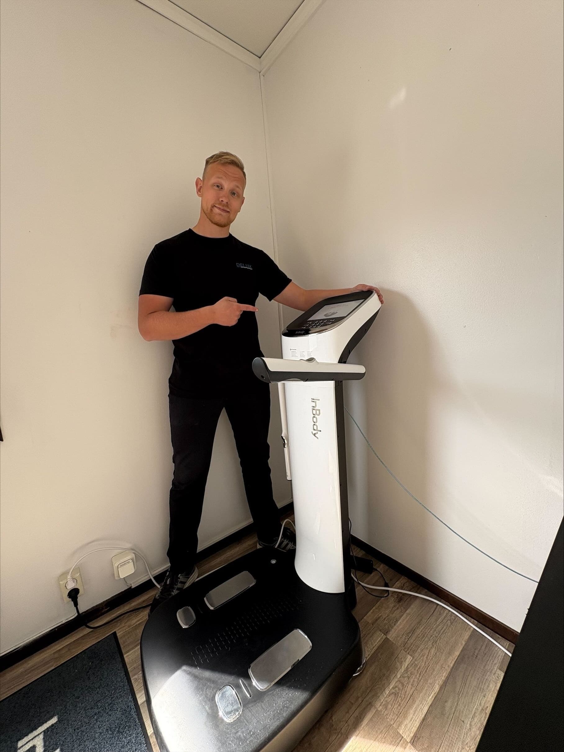 Rasmus med InBody 970 på Delux