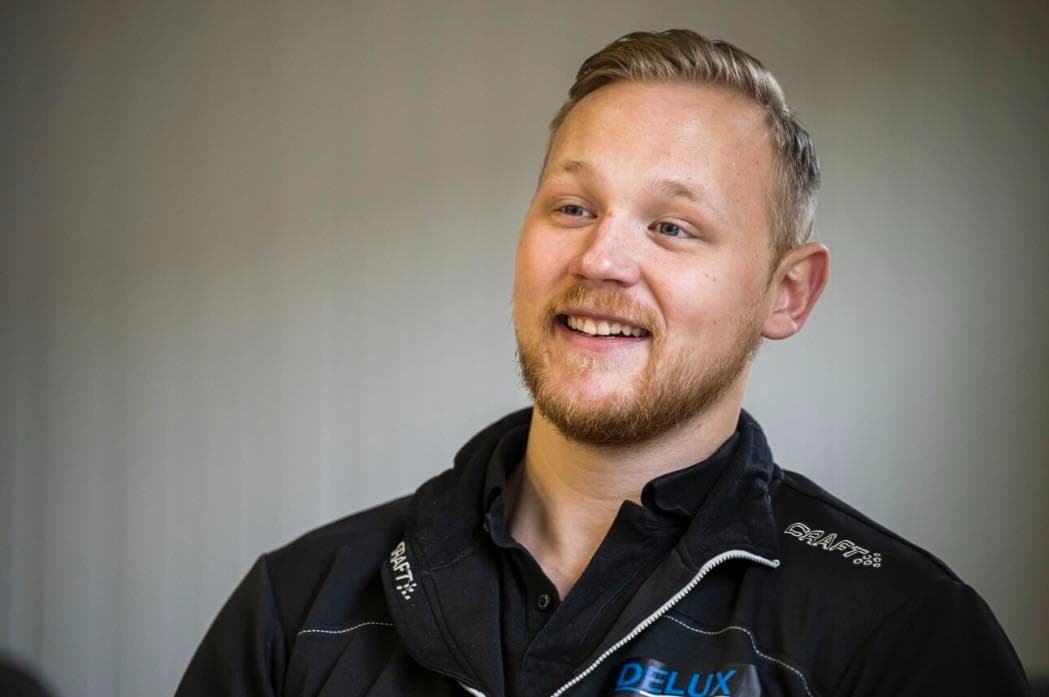 Rasmus Cederholm, grundare och personlig tränare på Delux